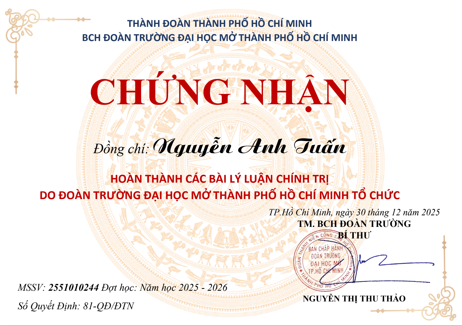 Lý Luận Chính Trị